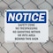 Signmission Safety Zone No Trespassing No Shooting Within OSHA Notice Sign, Plastic, 10in W x 7in L, 2PK OS-2PACK-NS-P-710-L-18230 - alternate 6
